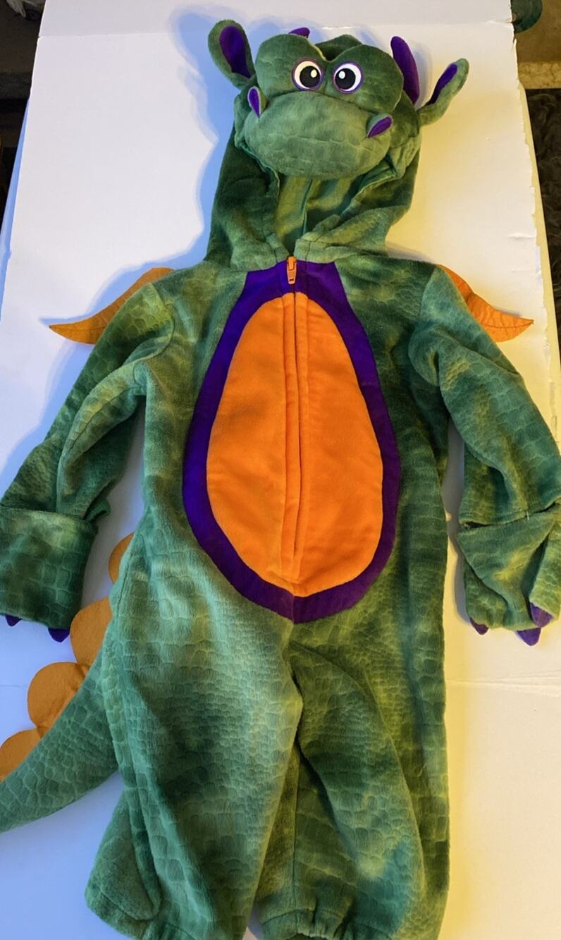 KOALA KIDS Costume Halloween Costume Dragon Green Size 6 Months